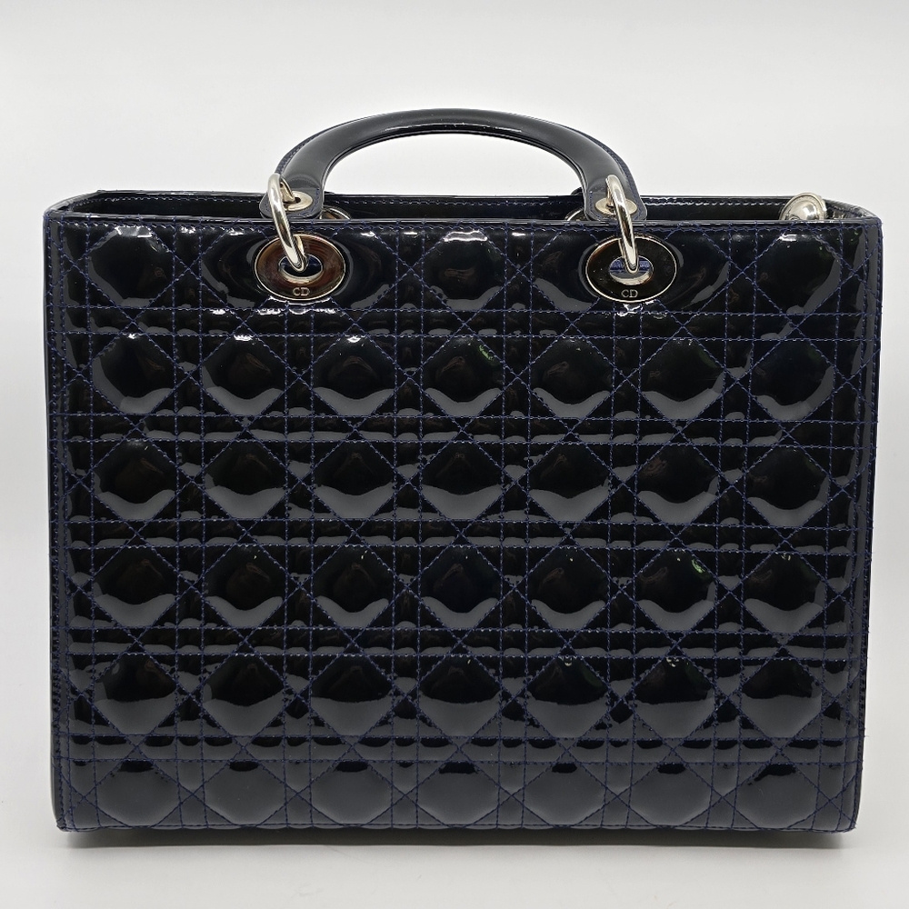 Christian Dior Cannage Lady Dior Large - Picture 9 of 15